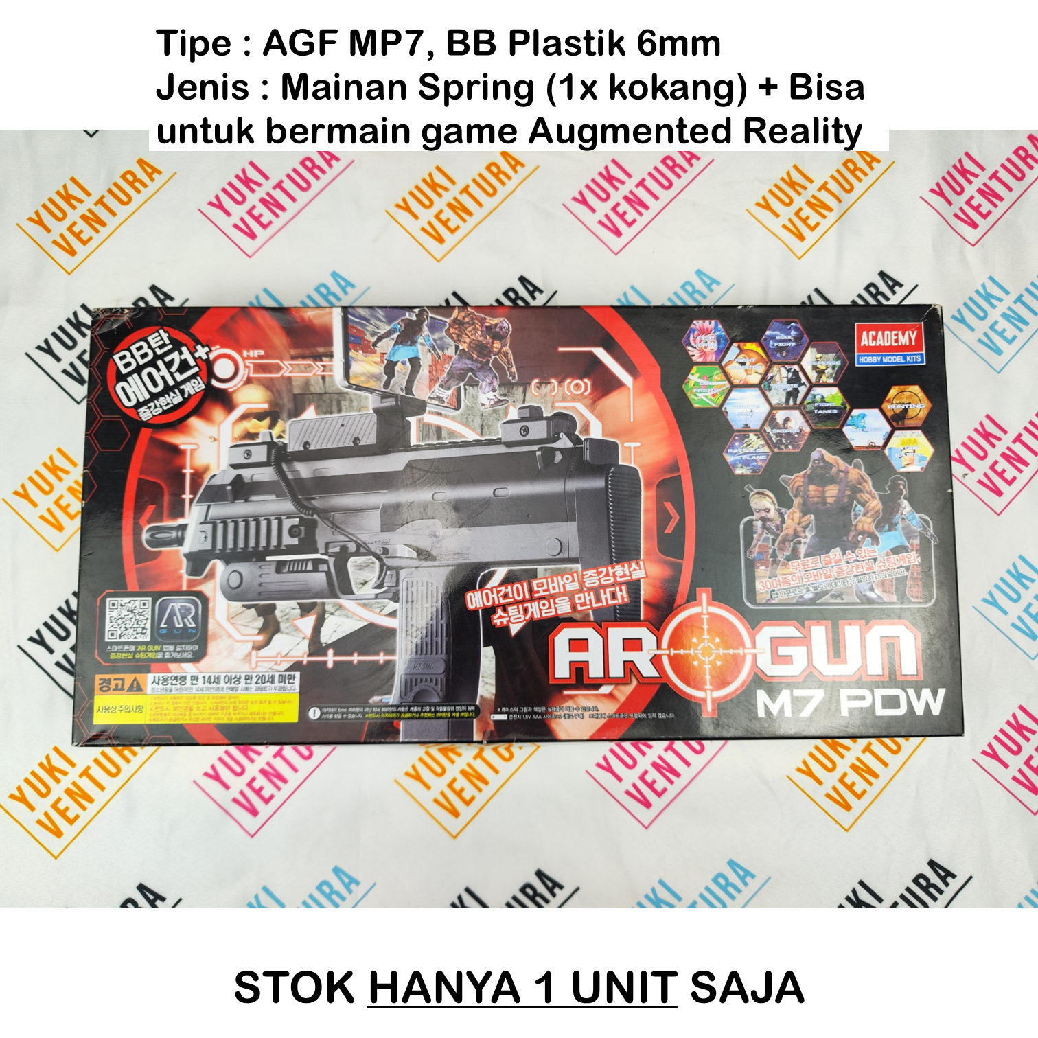 #RARE AGF MP7 (Bisa Nembak) + Augmented Reality (AR) Gun (STOK HANYA 1 UNIT)