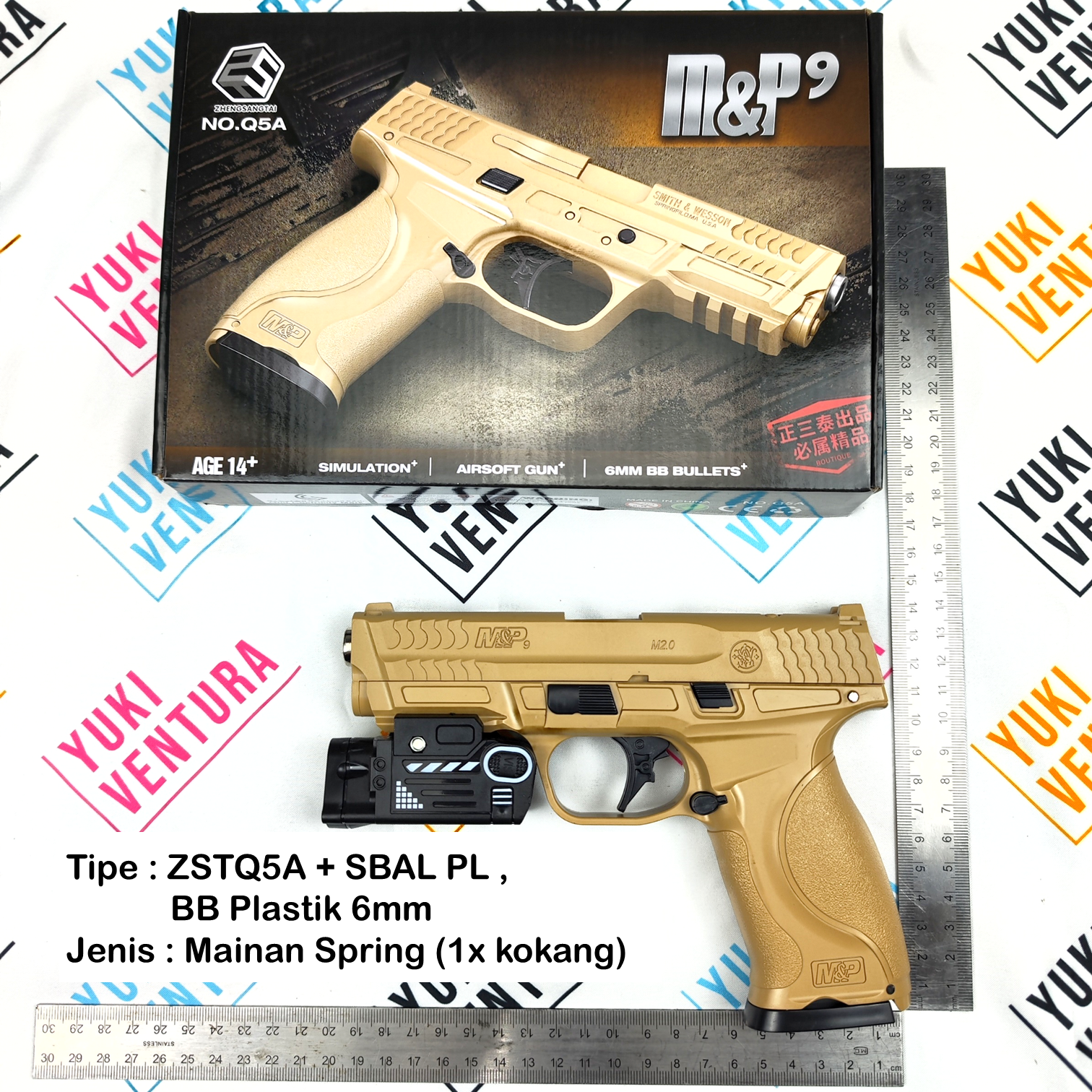 ZSTQ5A ,  ZHENGSANGTAI Q5 TAN Cokelat Gurun + SBAL PL M&P9 New Batch 2025