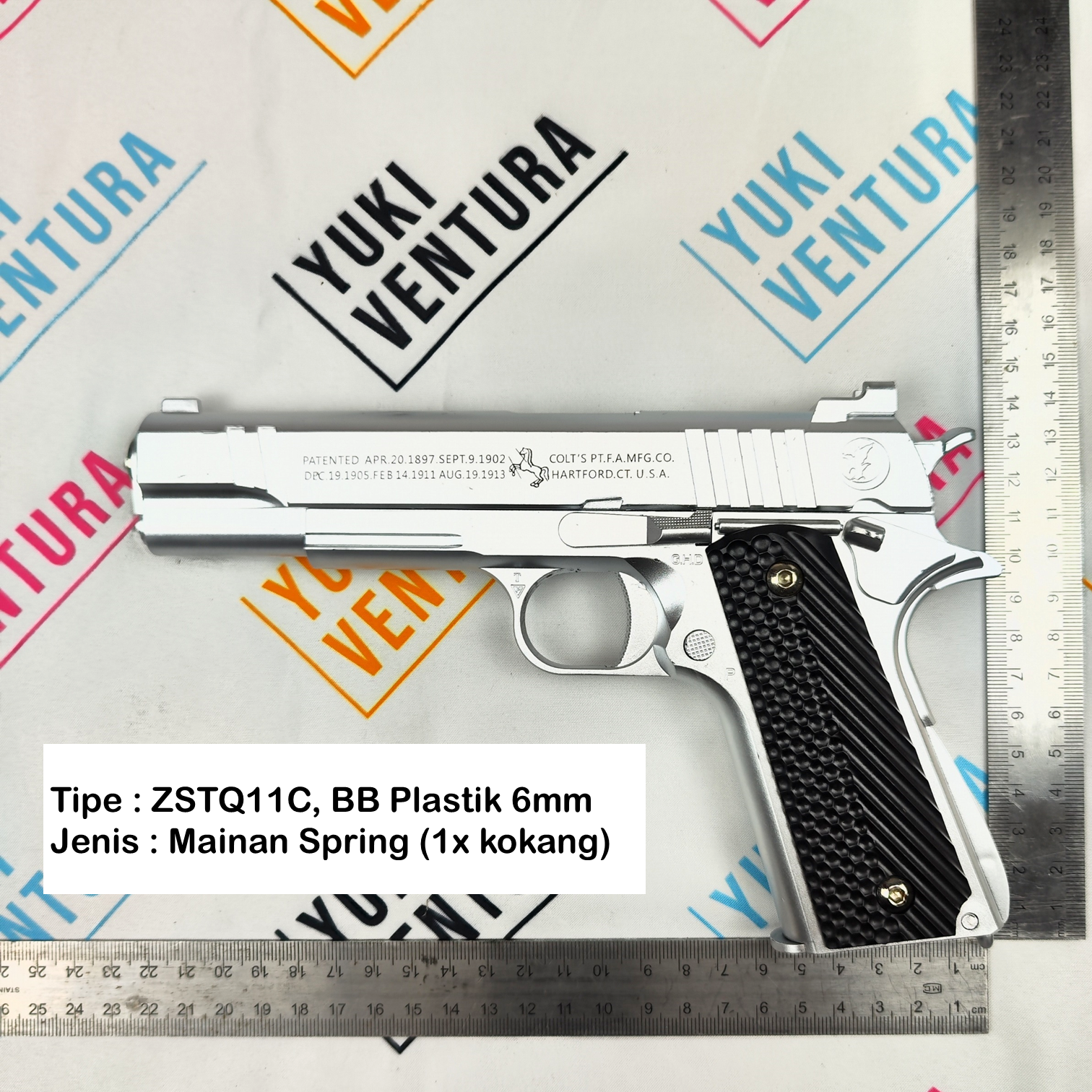 ZSTQ11C ,  ZHENGSANGTAI Q11 SILVER M1911 Colt Government 1911 New Batch 2025