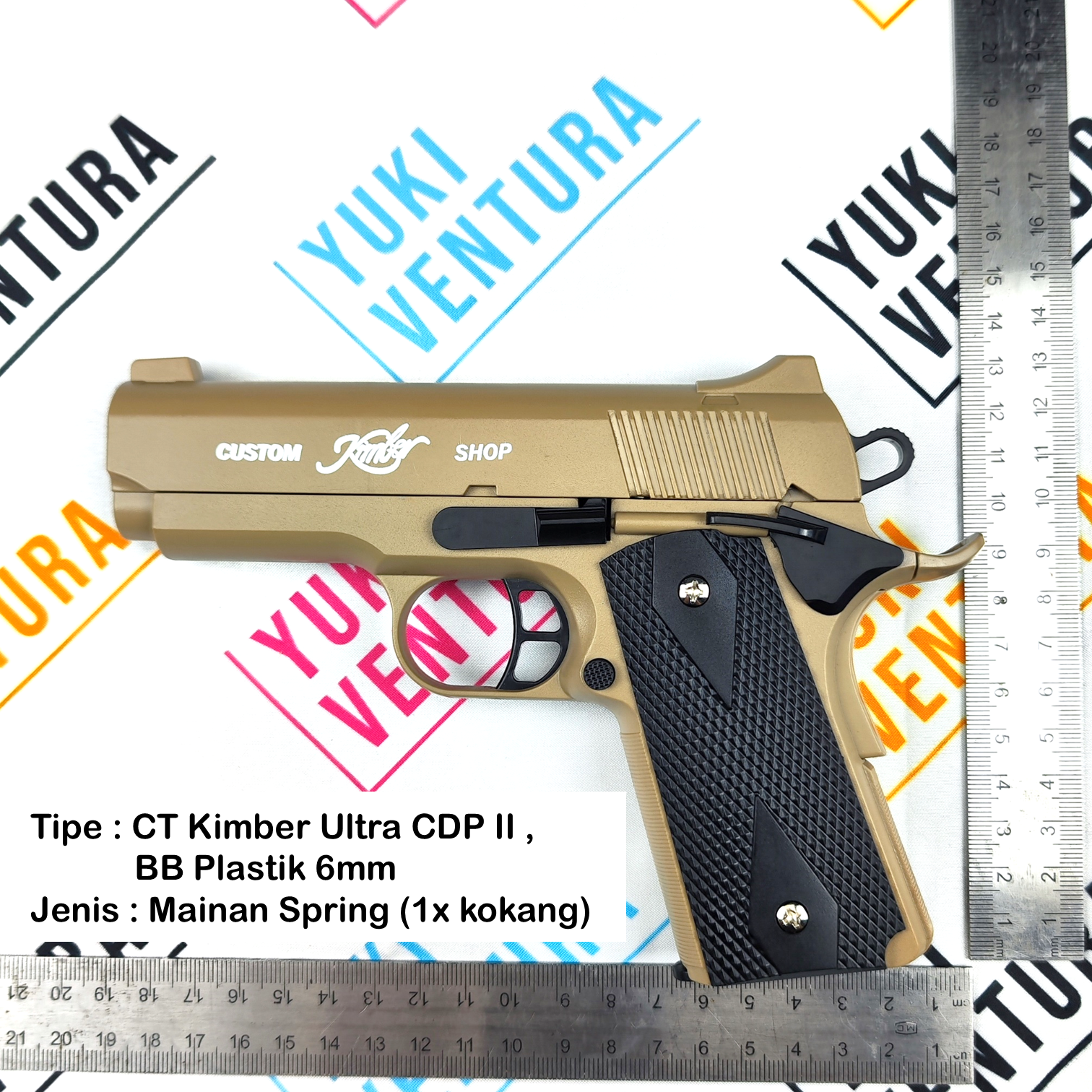 CTCDP-T , Cool Toys CT Kimber Ultra CDP II TAN Cokelat Gurun New Batch 2025