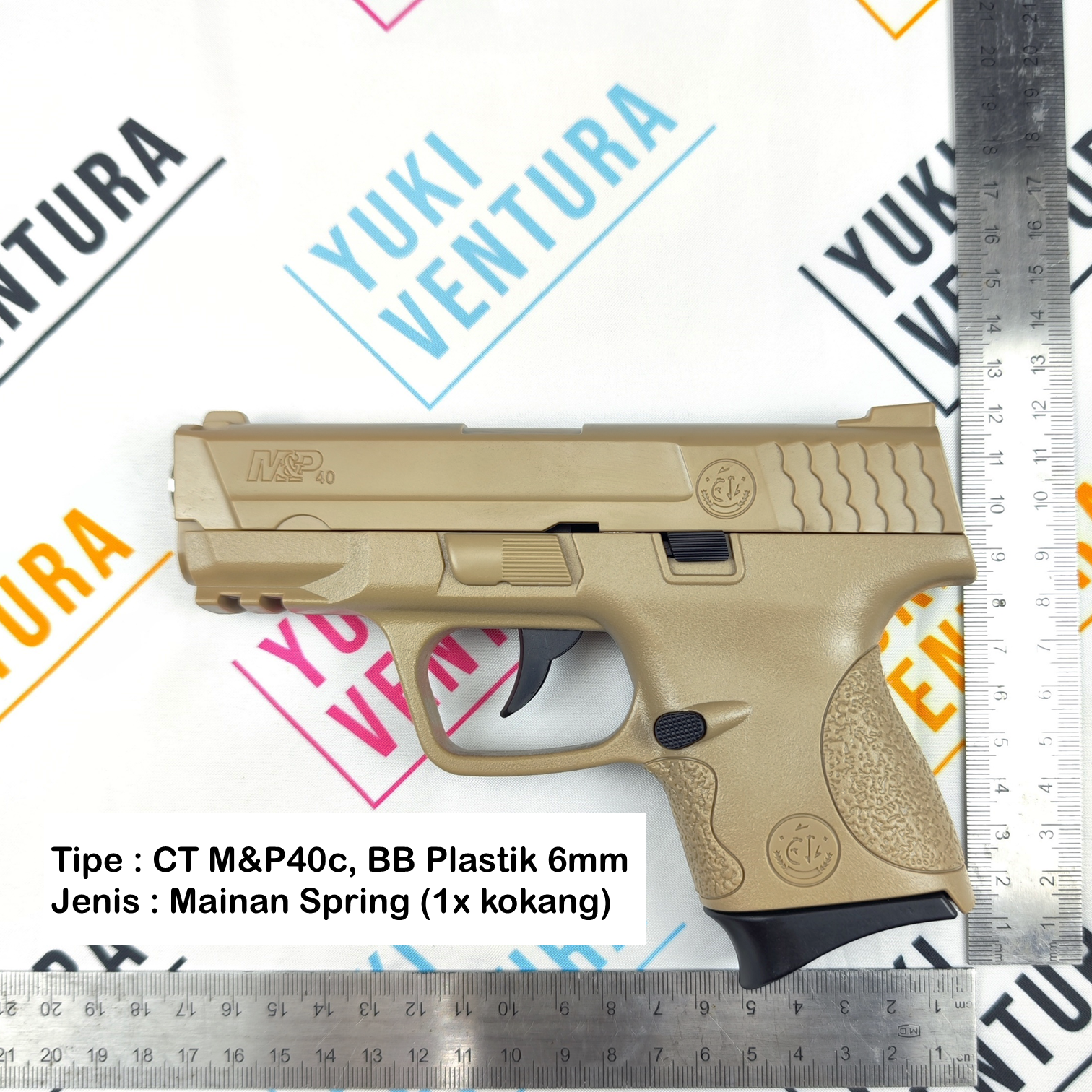 CTM&P40c-T , Cool Toys CT M&P40c TAN Cokelat Gurun New Batch 2025