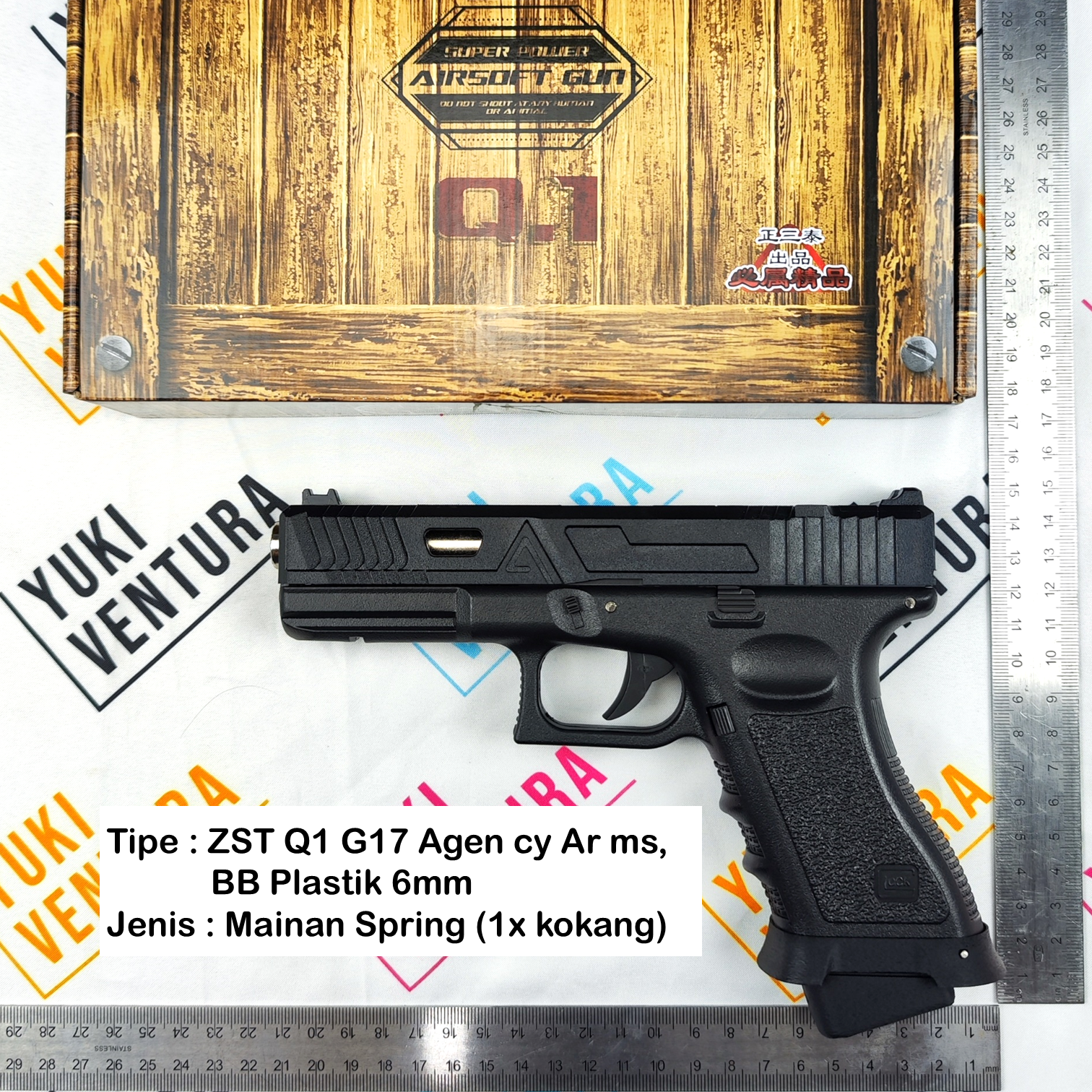 ZSTQ1AGE ,  ZHENGSANGTAI Q1 G17 Agen cy Ar ms (Factory Upgraded Slide, Magbase, Magwell) New Batch 2025