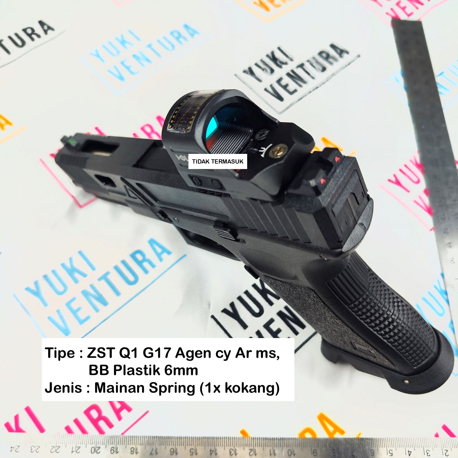 ZSTQ1AGE ,  ZHENGSANGTAI Q1 G17 Agen cy Ar ms (Factory Upgraded Slide, Magbase, Magwell) New Batch 2025