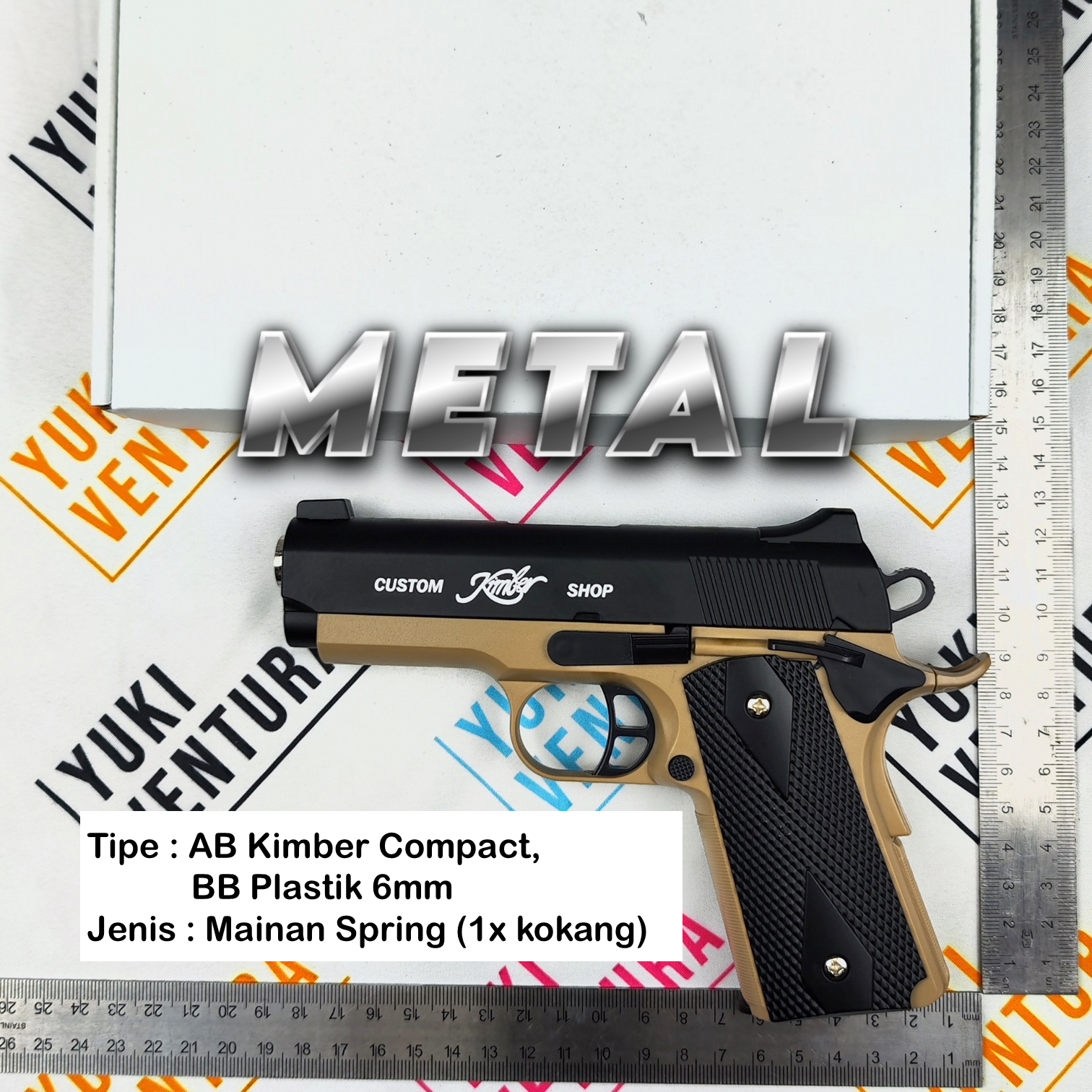 ABCDP-T , AB Kimber Compact METAL / Ultra CDP II METAL TAN Dual Tone New Batch 2025