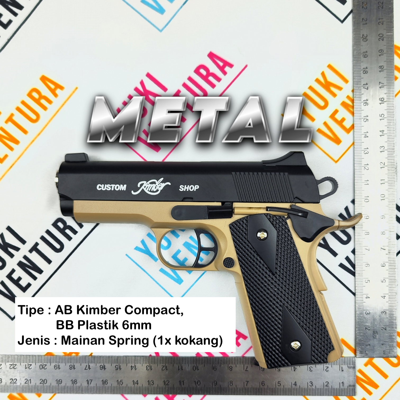 ABCDP-T , AB Kimber Compact METAL / Ultra CDP II METAL TAN Dual Tone New Batch 2025