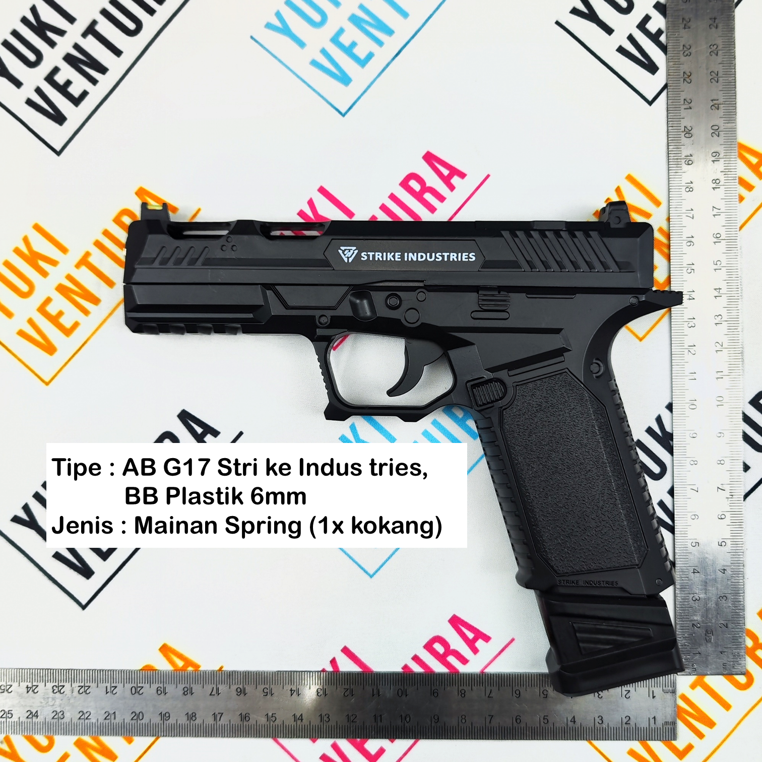 ABG17SI-B ,  AB G17 Stri ke Indus tries MOS (Free Extended Mag Base) New Batch 2025