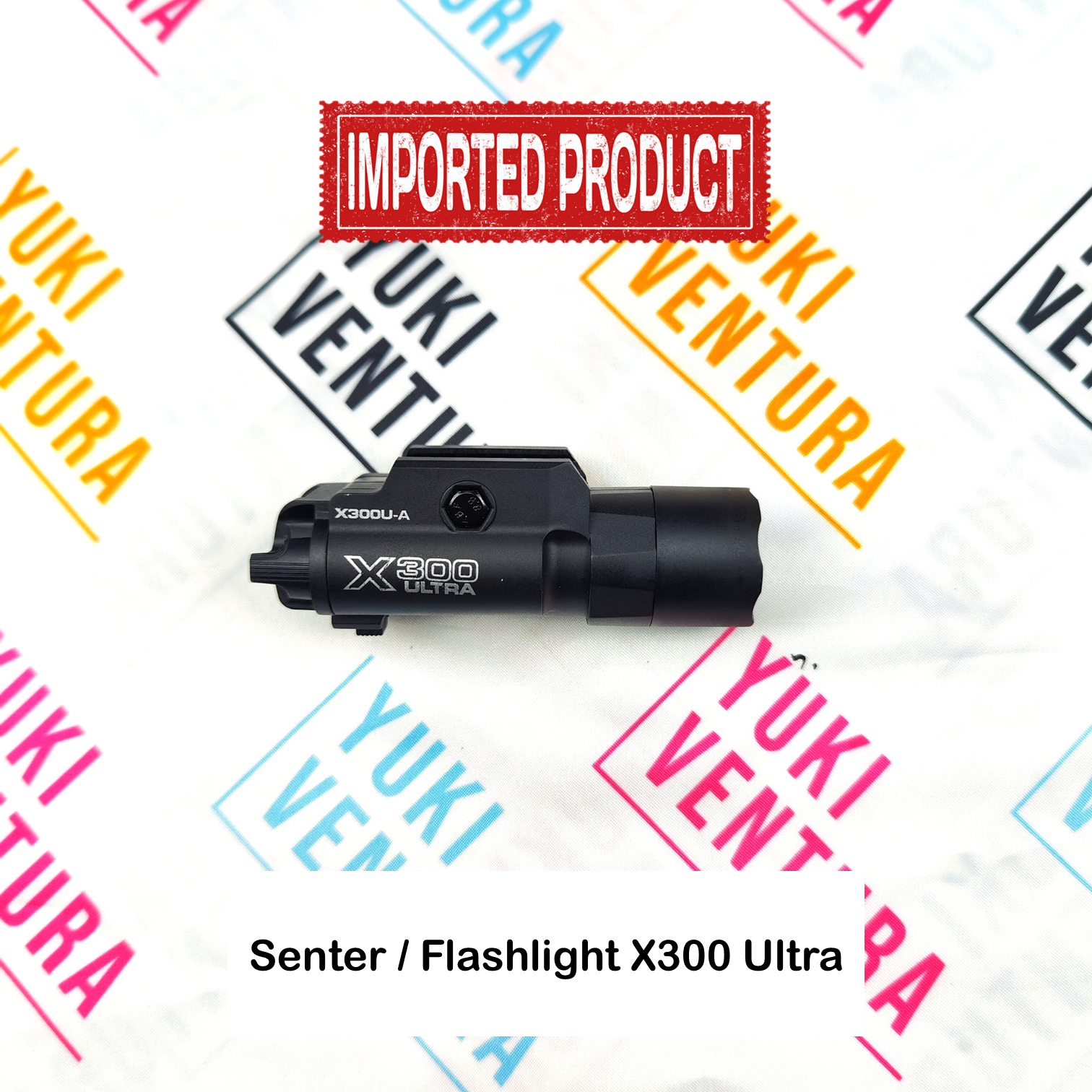 Senter / Flashlight Tactical SF X300 ULTRA Hitam TAN Universal (IMPORT)