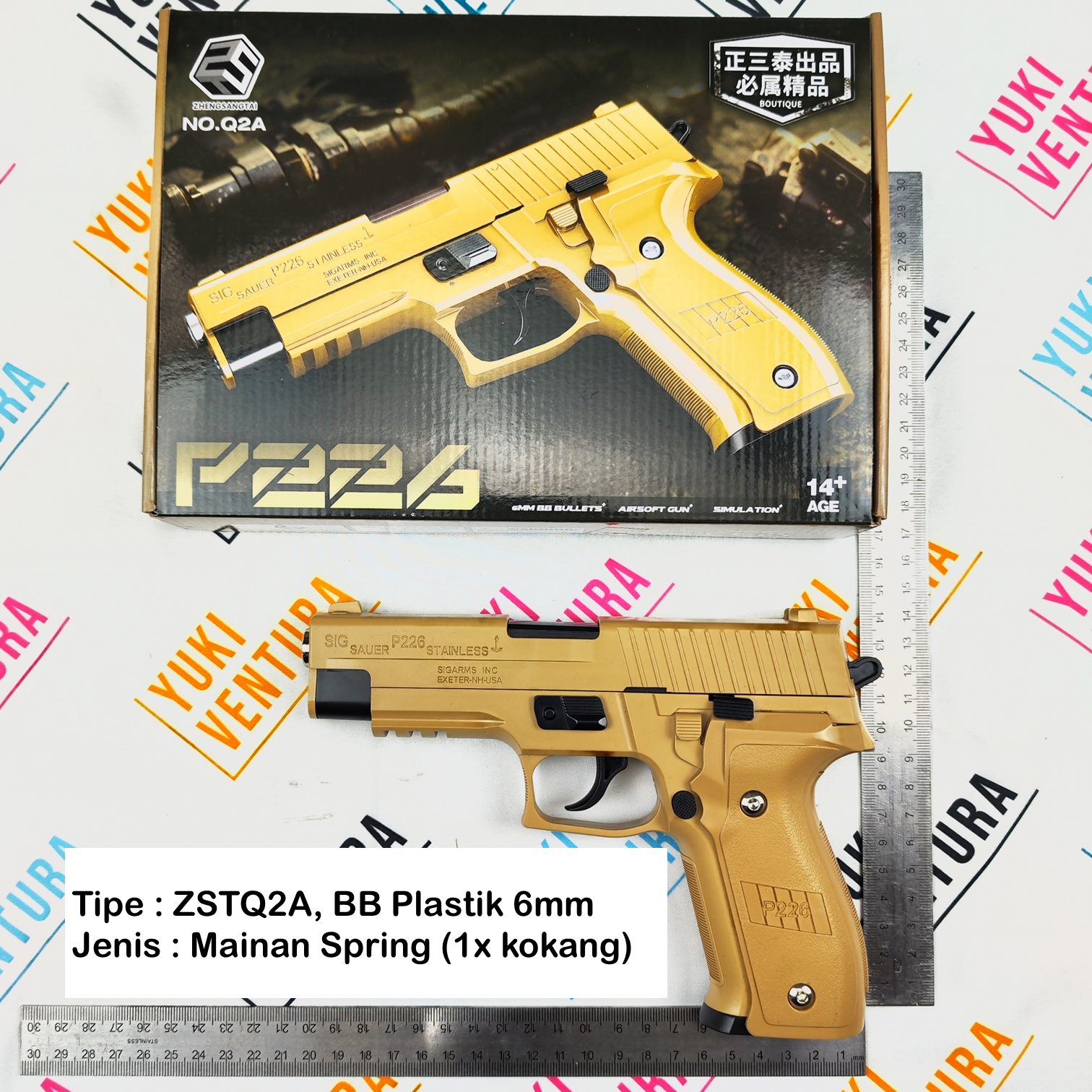 ZSTQ2A ,  ZHENGSANGTAI Q2 TAN Cokelat Gurun + SBAL PL P226 New Batch 2025