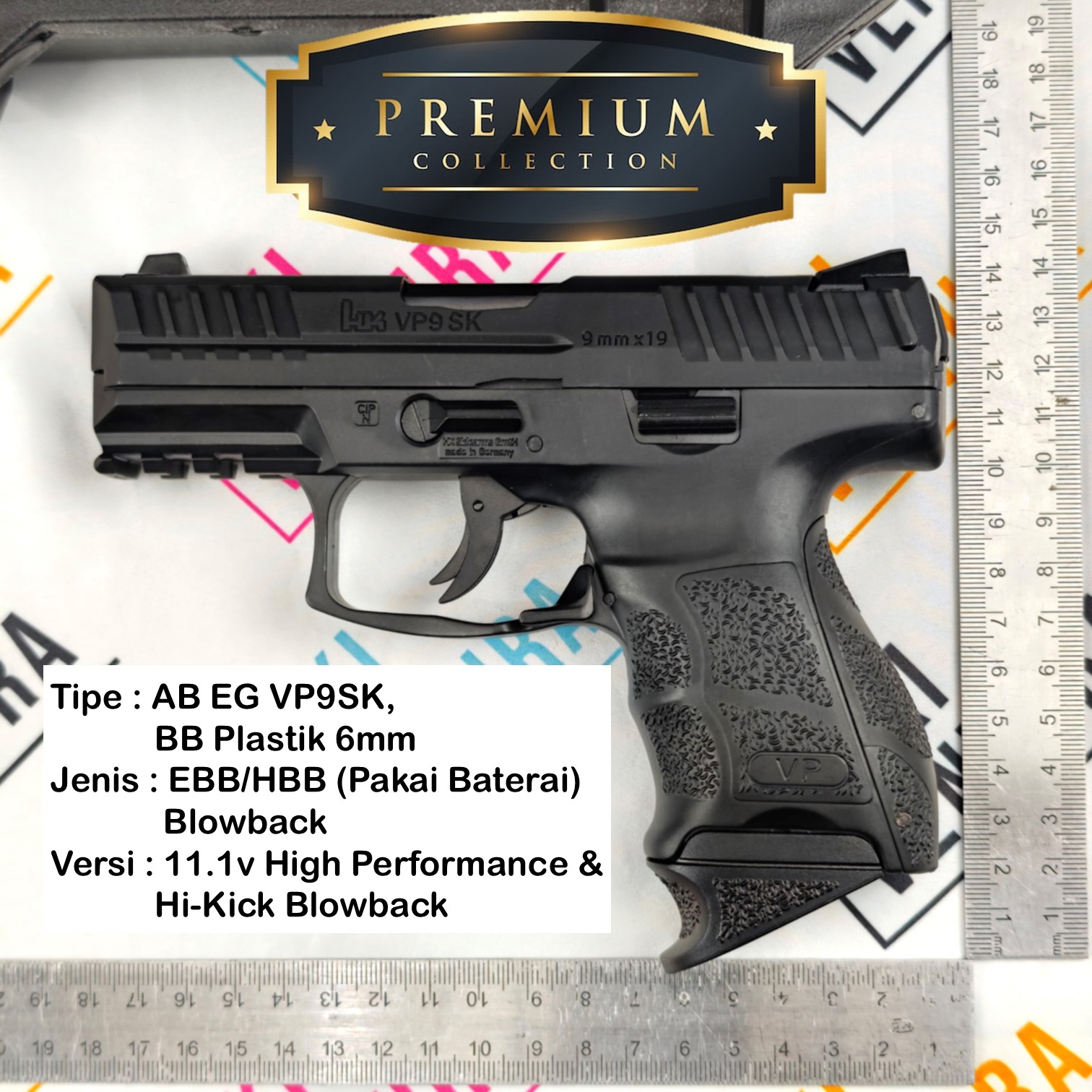 ABEGVP9SK, AB EG H&K VP9SK EBB/HBB 6mm Electric Blowback New Batch 2026