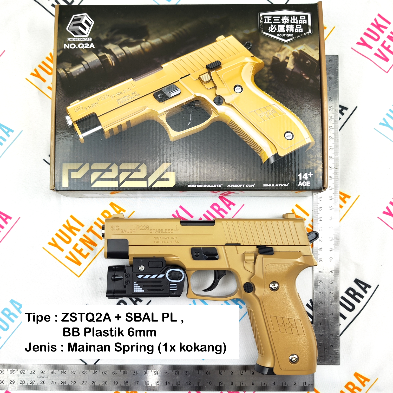 ZSTQ2A , ZHENGSANGTAI Q2 TAN Cokelat Gurun + SBAL PL P226 New Batch 2025