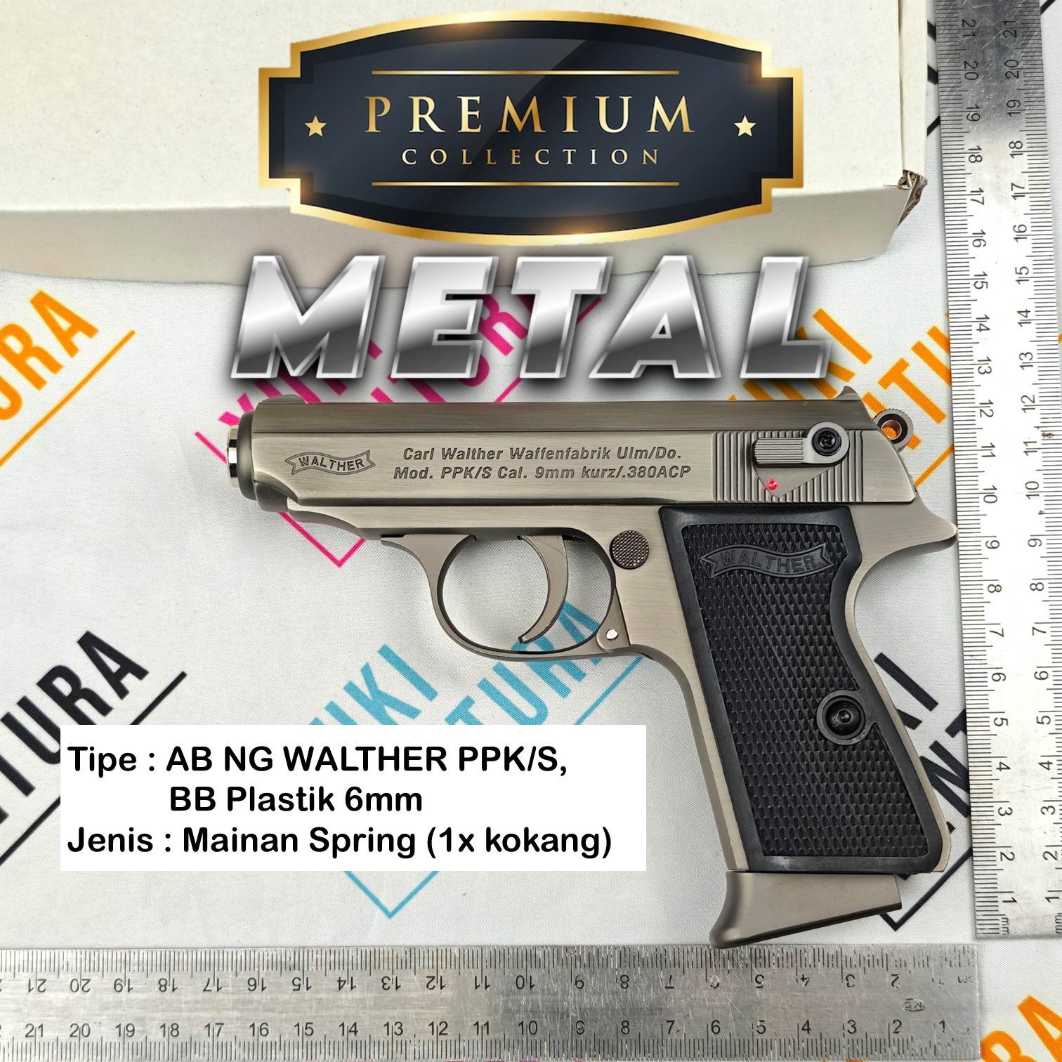 (LIMITED) ABNGPPK, AB NG WALTHER PPK/S Tungsten Steel METAL PREMIUM New Batch 2026