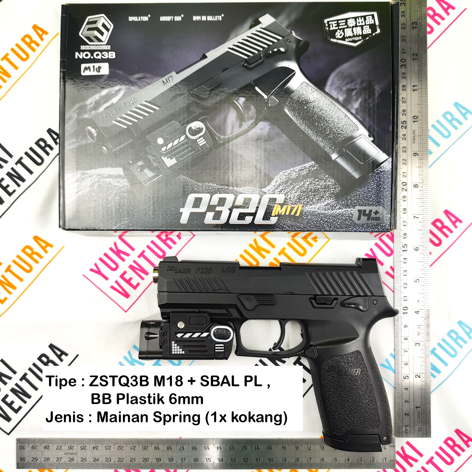 ZSTQ3BM18 , ZHENGSANGTAI Q3 M18 + SBAL PL SIG P320 M18 New Batch 2025