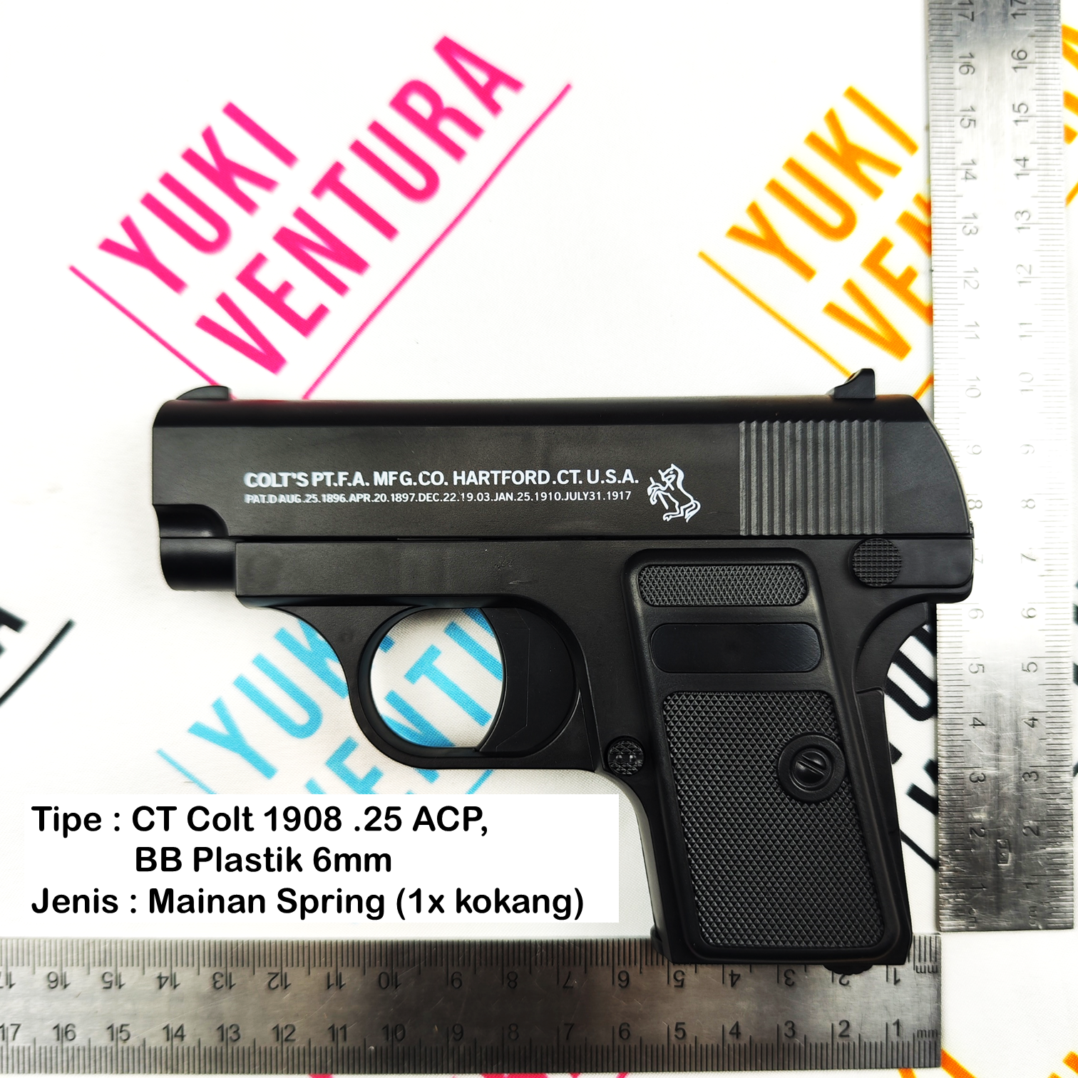 CT1908-B , Cool Toys CT Colt 1908 .25 ACP New Batch 2025