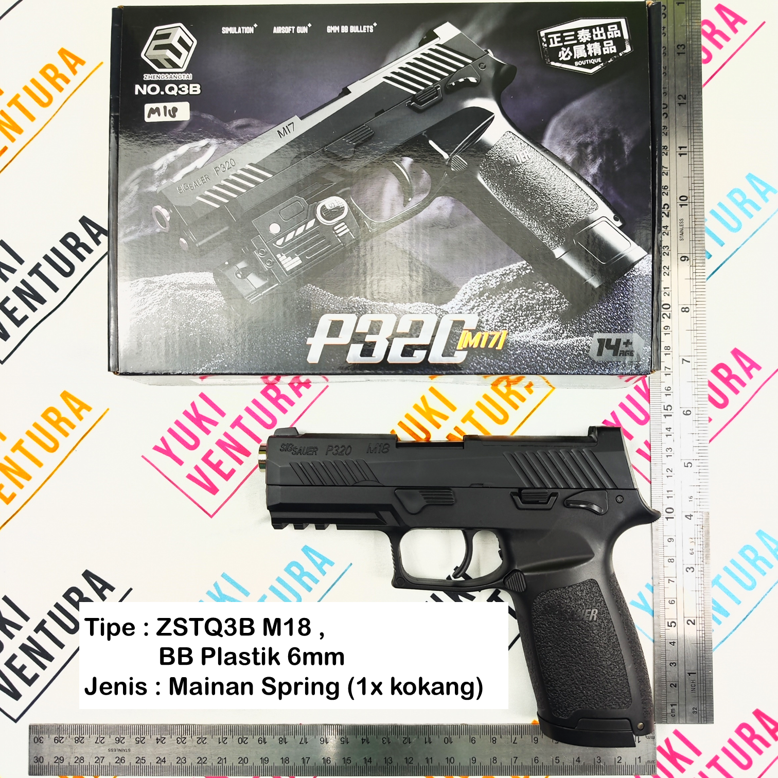 ZSTQ3BM18 ,  ZHENGSANGTAI Q3 M18 + SBAL PL SIG P320 M18 New Batch 2025