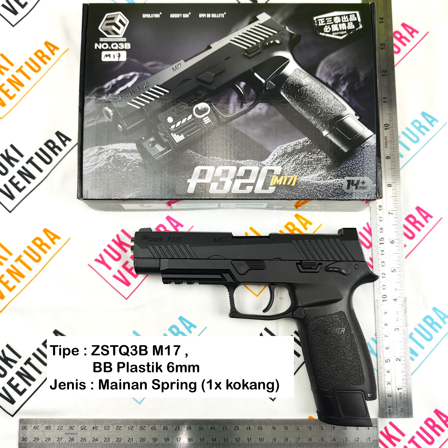 ZSTQ3BM17 ,  ZHENGSANGTAI Q3 M17 + SBAL PL SIG P320 M17 New Batch 2025