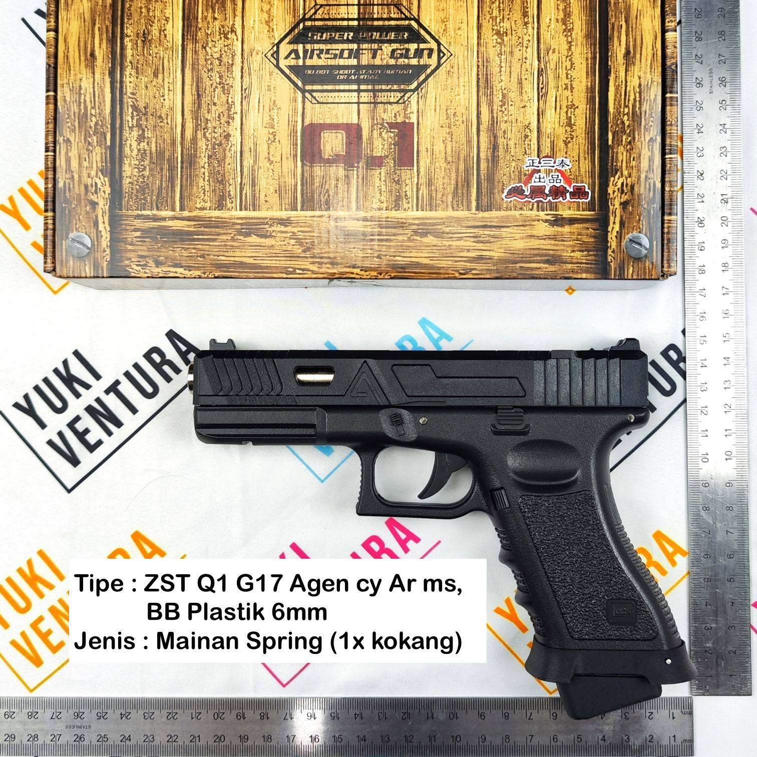 ZSTQ1AGE ,  ZHENGSANGTAI Q1 G17 Agen cy Ar ms (Factory Upgraded Slide, Magbase, Magwell) New Batch 2026