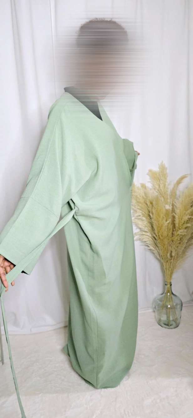 Kimono à nouer vert