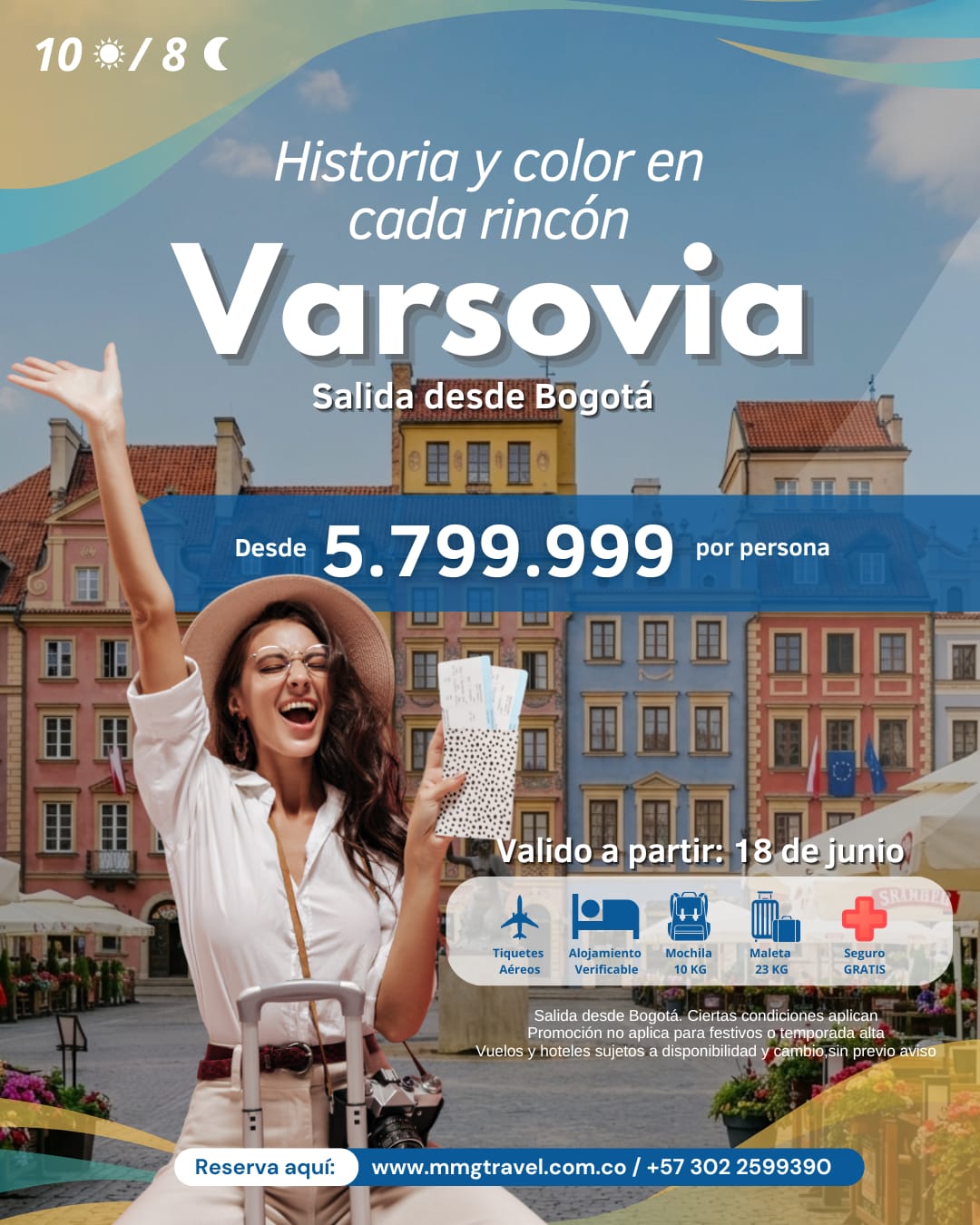 Viaja a Varsovia con la asesoria
