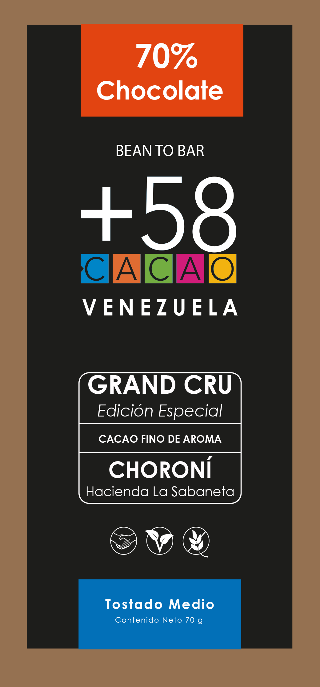 70% Chocolate Bar