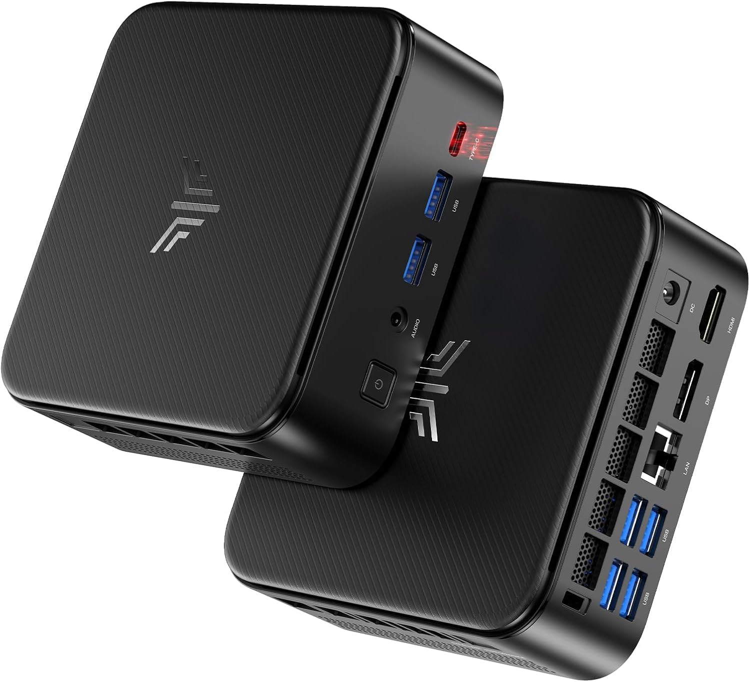 KAMRUI Mini PC E3B AMD Ryzen 5 7430U (6C/12T, jusqu'à 4,3 GHz), Mini PC de jeu W11 Pro, triple écran 4K/WiFi 6/BT5.2/USB 3.2 pour maison/entreprise Mini PC de bureau