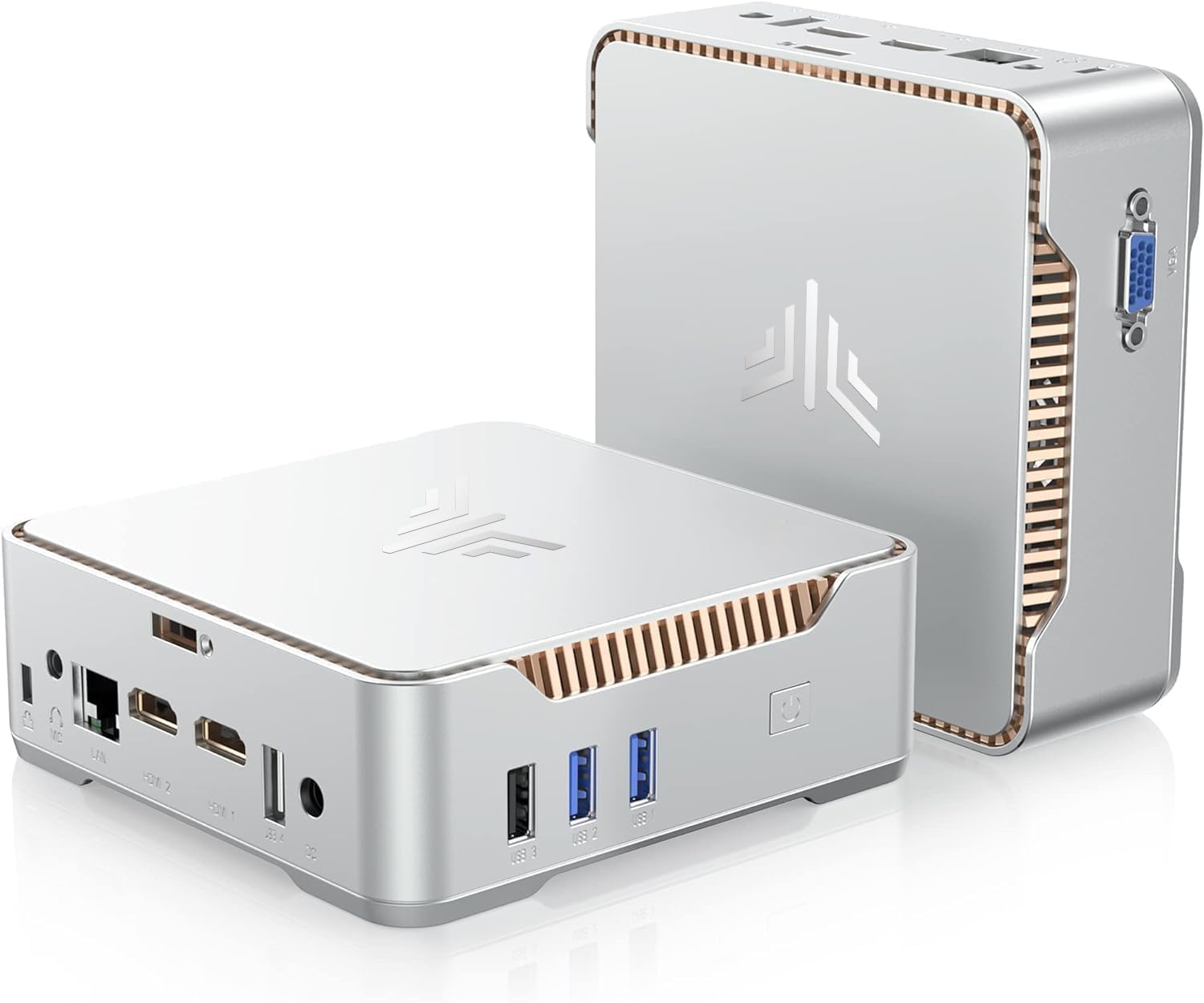 KAMRUI GK3Plus Mini PC, 12e génération Alder Lake - N95 (jusqu'à 3,4 GHz)  Mini PC, Micro PC Gigabit Ethernet, 4K UHD, double Wi-Fi, BT 4.2 Mini ordinateur de bureau