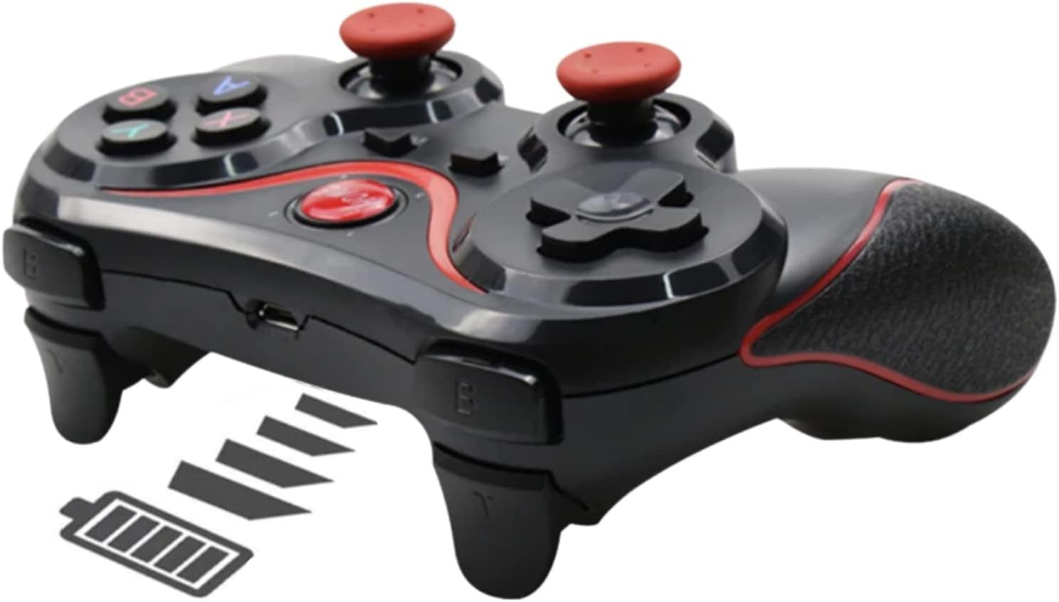 Manette de jeu Bluetooth, manette de jeu Bluetooth Android, manette de jeu sans fil, compatible avec PC, ordinateur portable, smartphone, tablette, TV, box TV avec plate-forme Android 3.2 ou supérieure