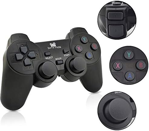 Manette de jeu sans fil USB pour Android/Windows 7/8/XP, 2 joysticks à distance pour appareil Android, manette de jeu rechargeable avec double vibration pour smartphone