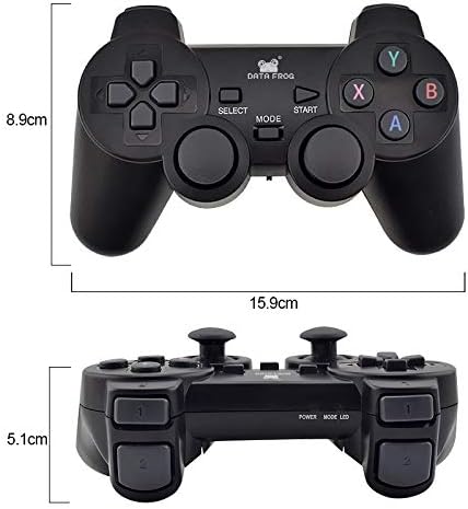 Manette de jeu sans fil USB pour Android/Windows 7/8/XP, 2 joysticks à distance pour appareil Android, manette de jeu rechargeable avec double vibration pour smartphone