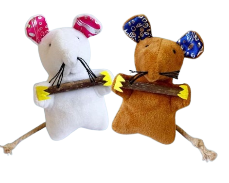 Juguete Ratón de Peluche para Gatos