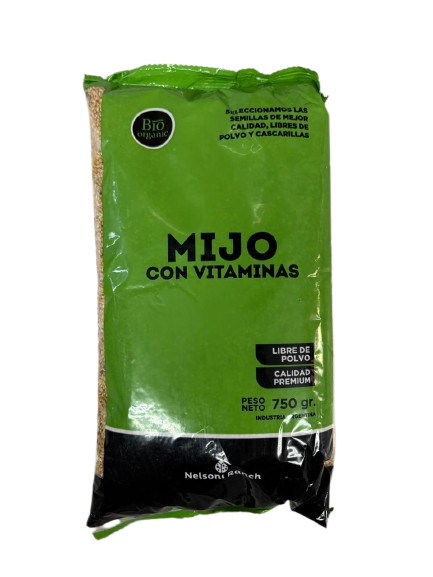 Mijo con Vitaminas para Aves – 750 g