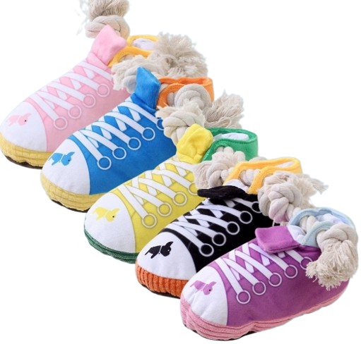 Peluche zapato con soga