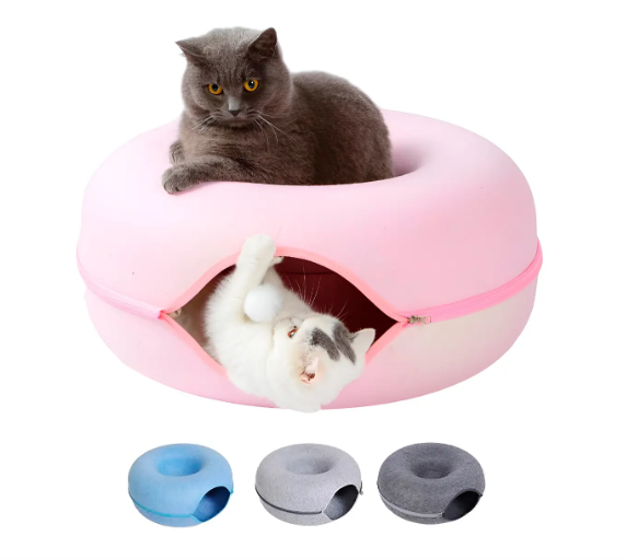 Cama-cueva tipo dona