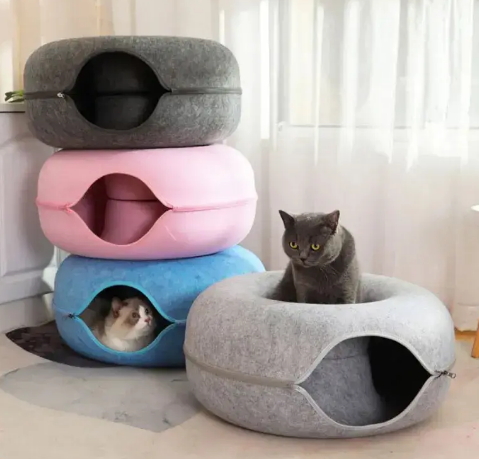 Cama-cueva tipo dona