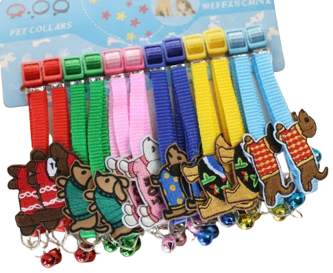 Collar gato diseño salchicha