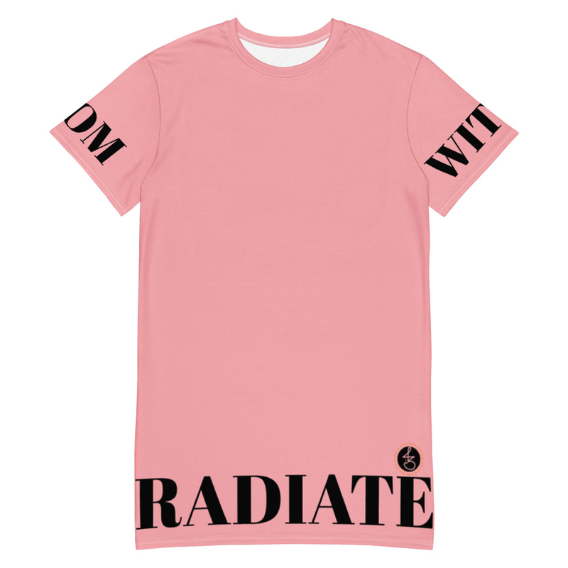 Radiate from within comfy T-shirt dress