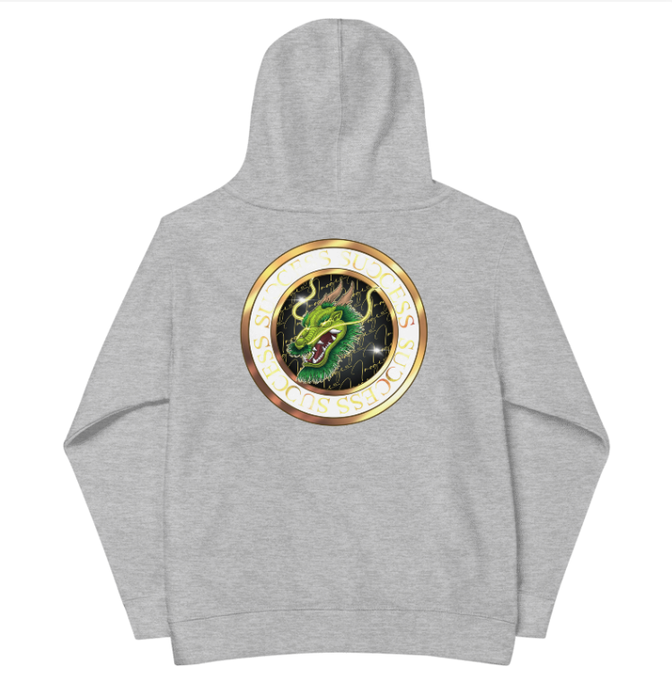 Kids’ Success Dragon Emblem fleece hoodie