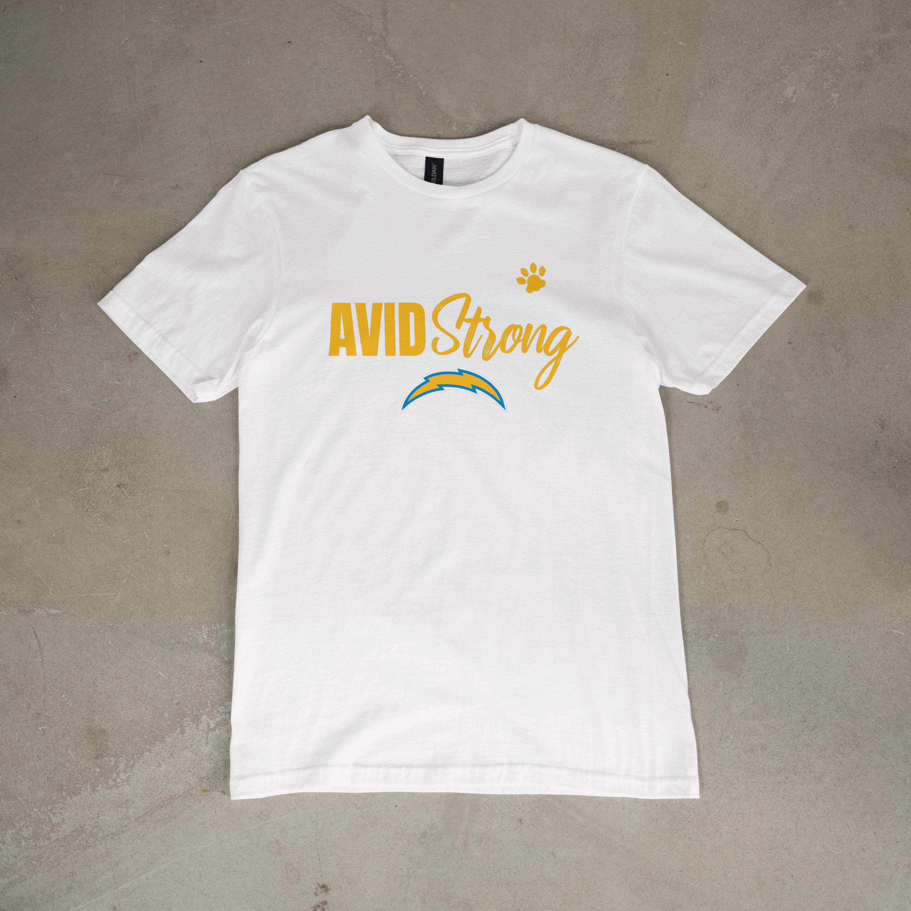 AVID Chargers Strong T-Shirt