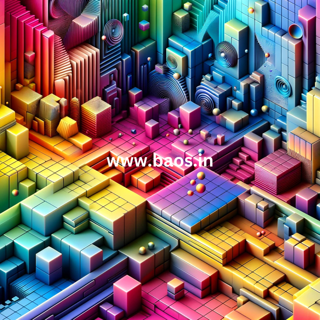 Vibrant Multi-Dimensional Illusion