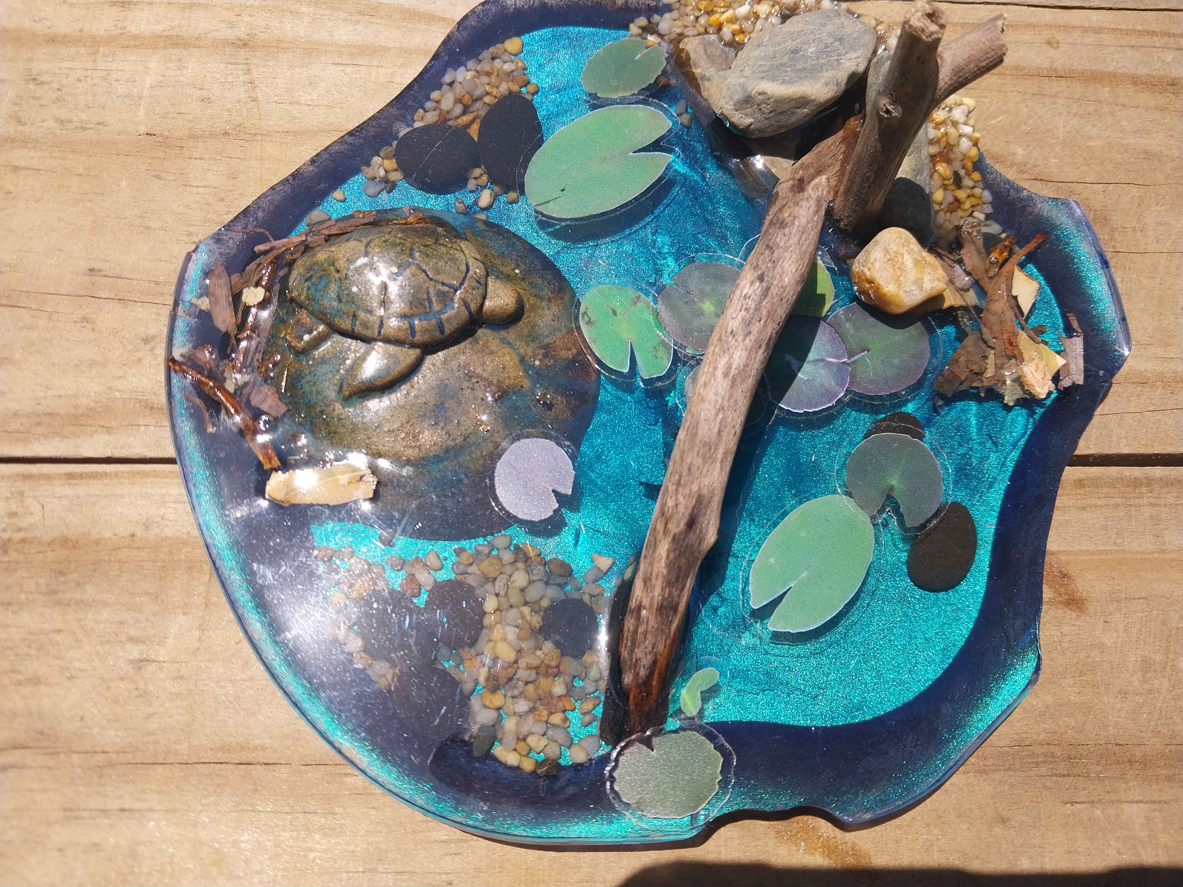 Decorative Turtle Pond Sculpture
