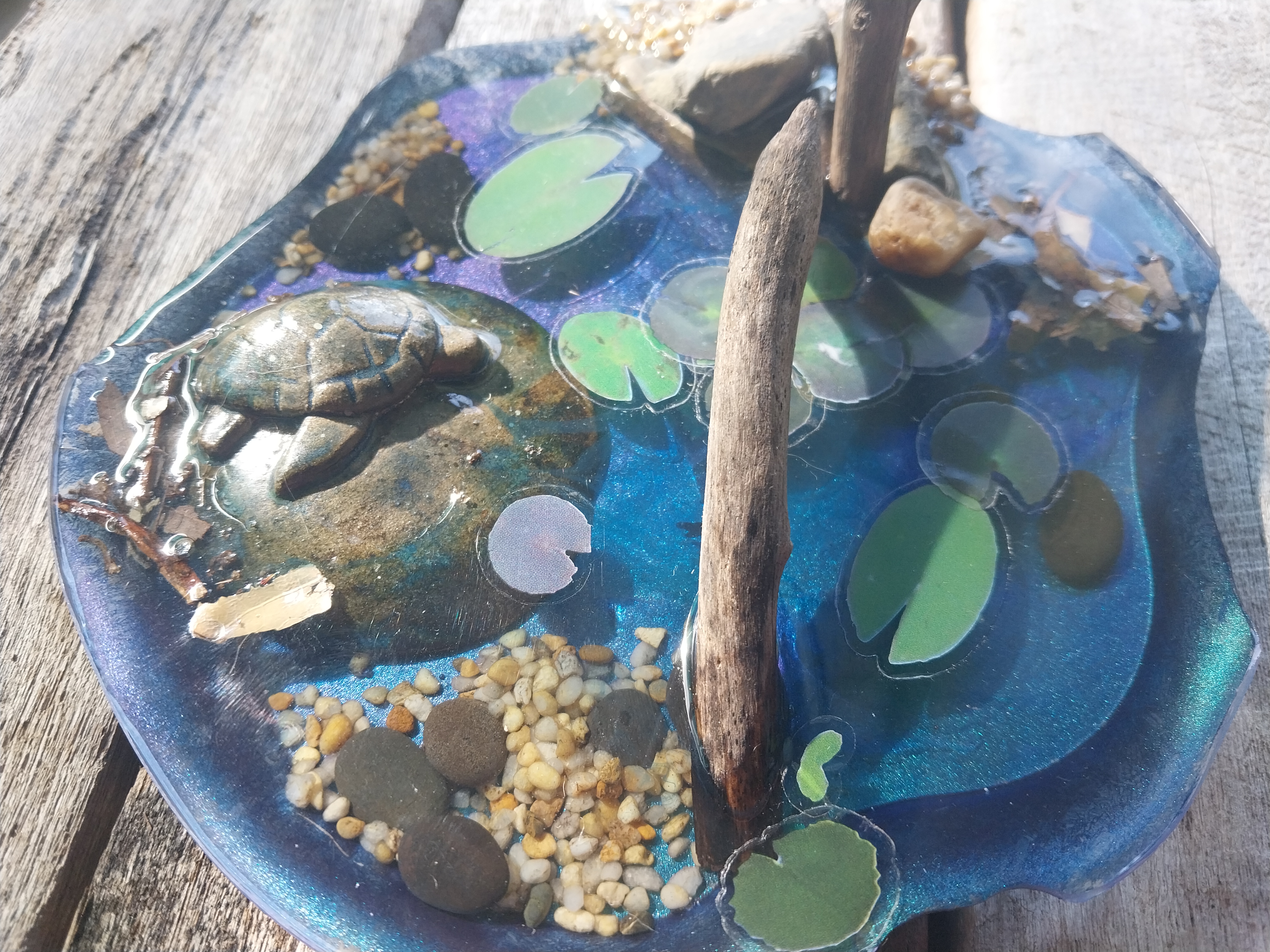 Decorative Turtle Pond Sculpture