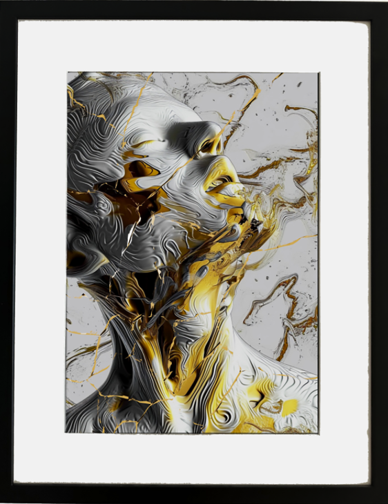 KINTSUGI GOLDEN RESILIENCE  - Withe 