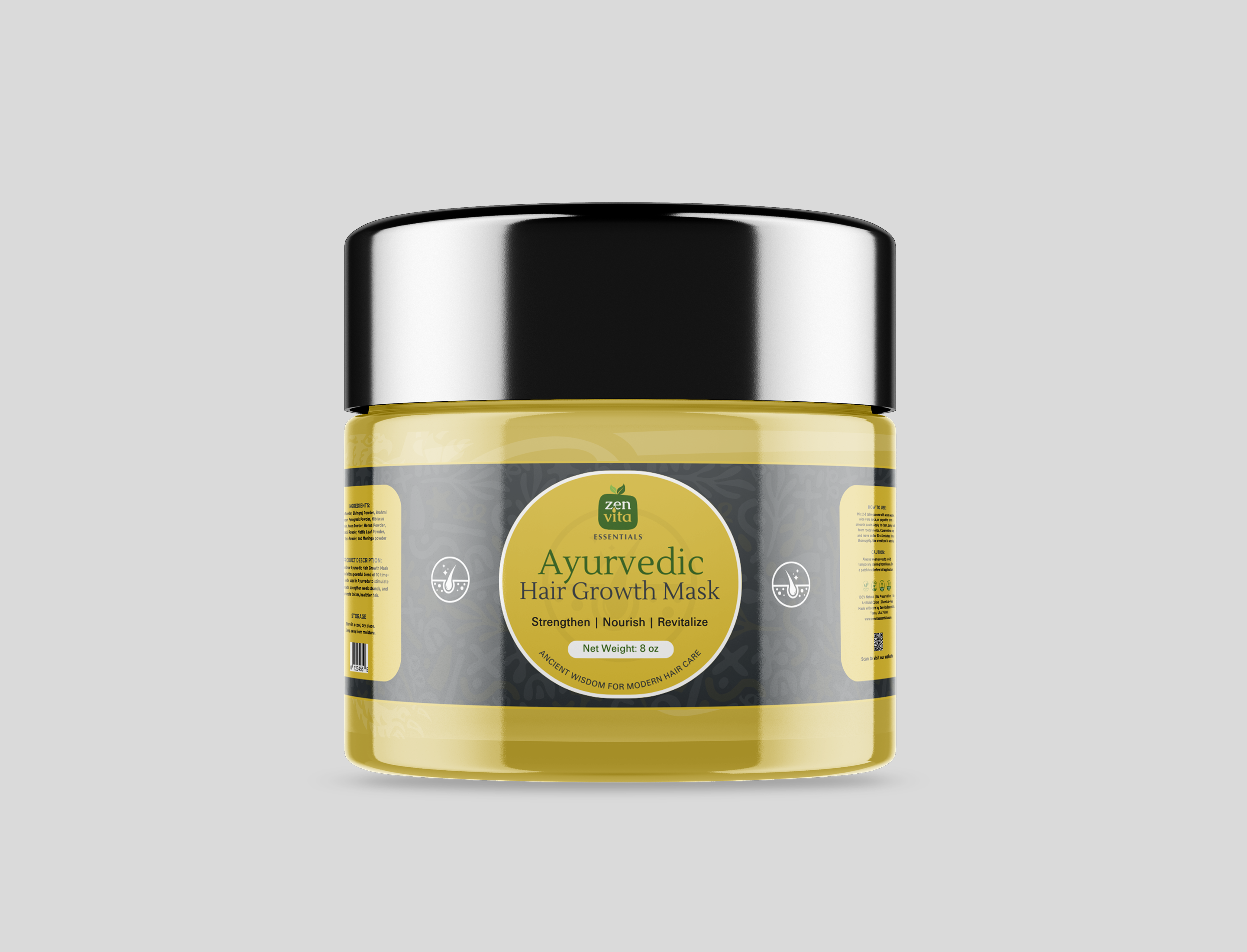 Herbal Hair Mask Powder Mix