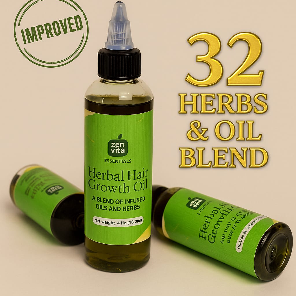 Herbal Hair Groth Oil 2 - in - one bundle