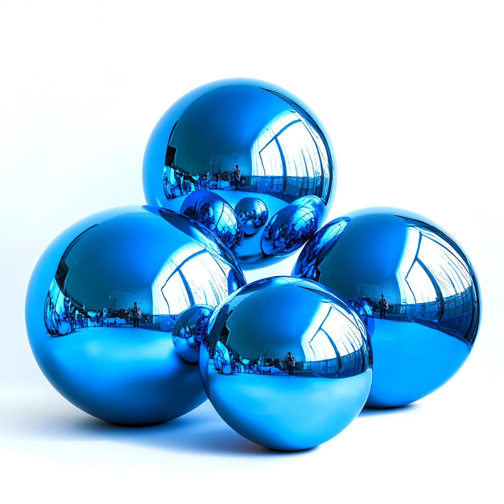 MIRROR BALL 0,6M AZUL