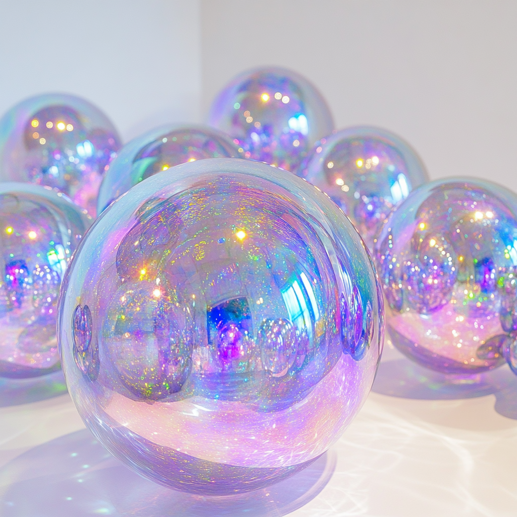 MIRROR BALL 0,6M IRIDISCENTE