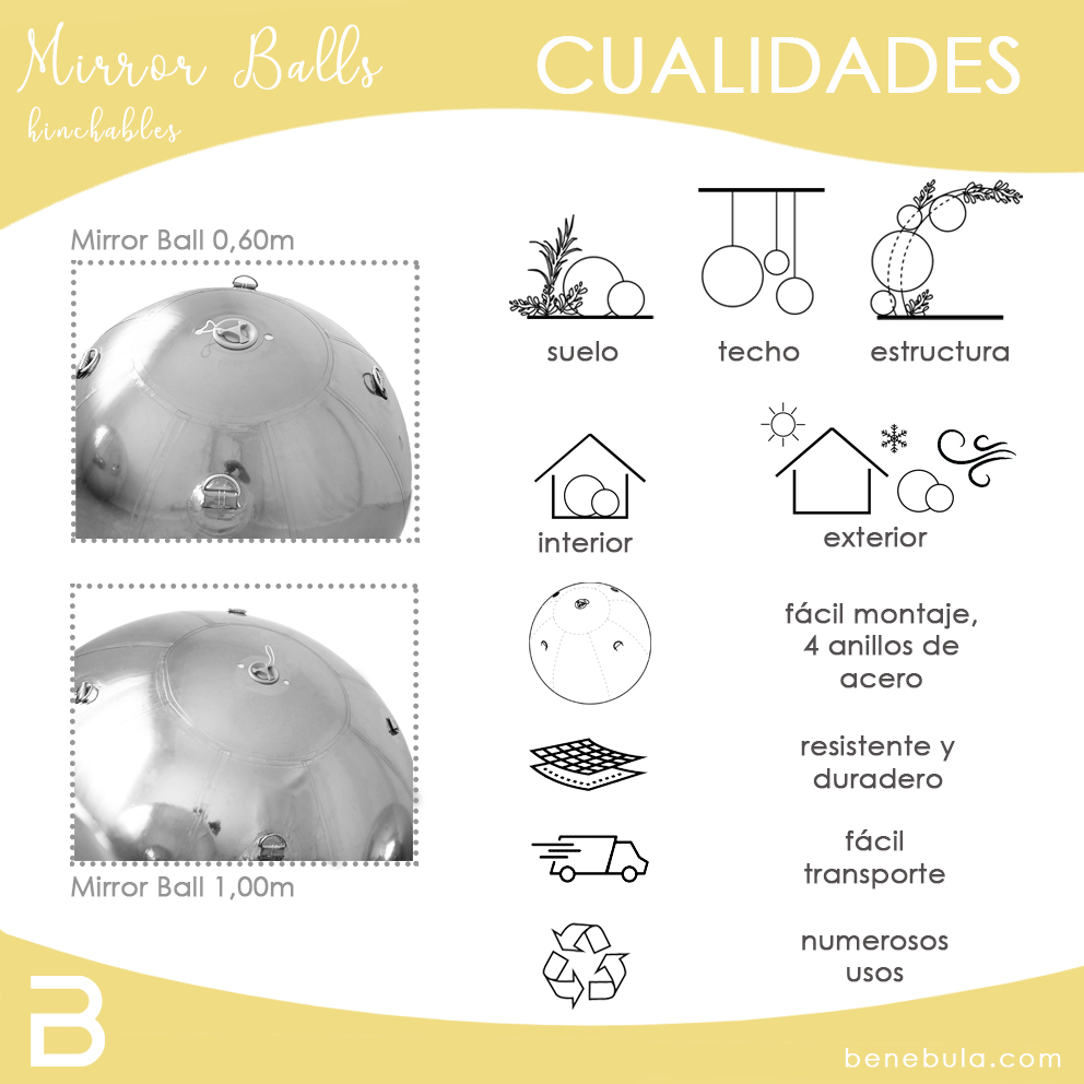 MIRROR BALL 0,6M ORO