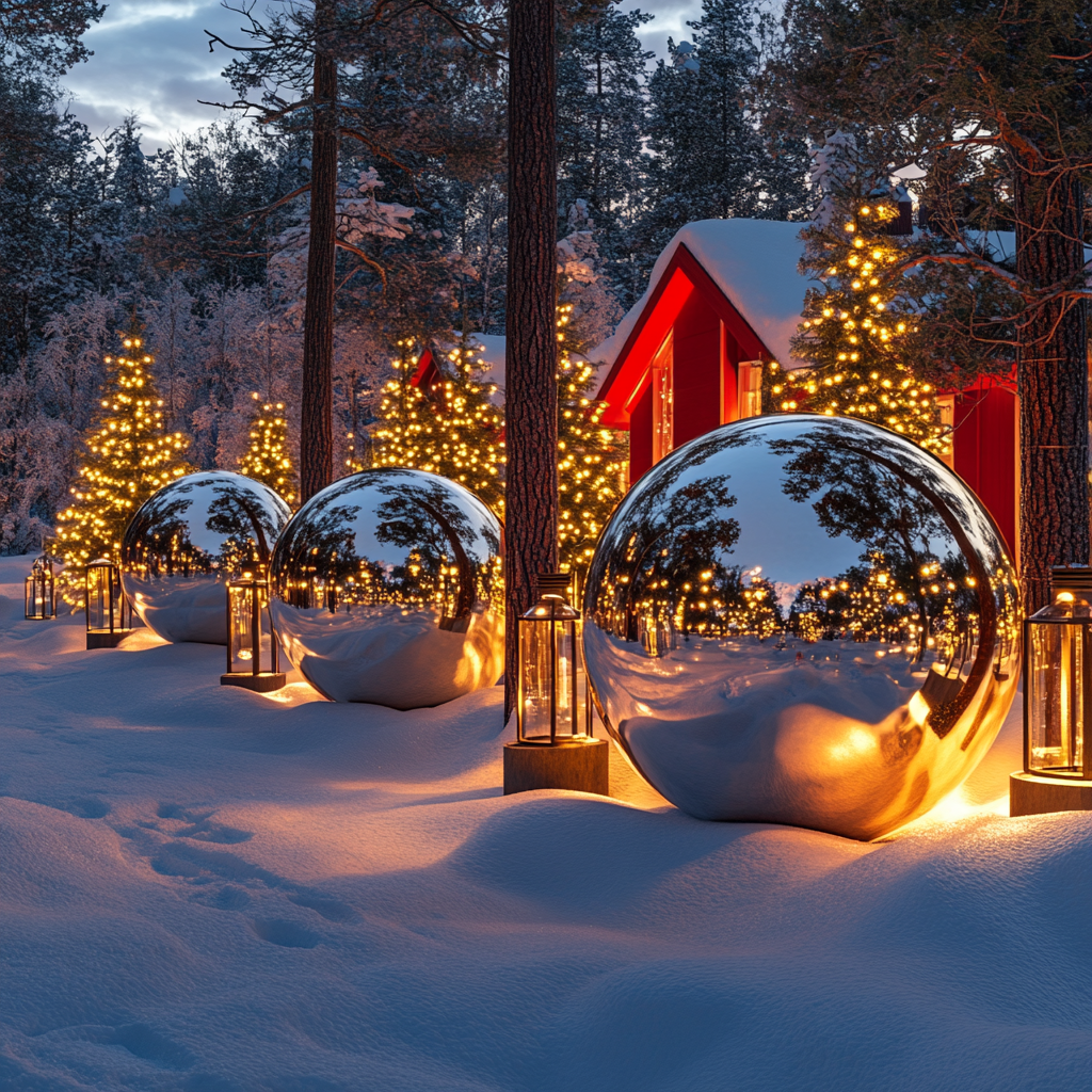 MIRROR BALL 2M PLATA