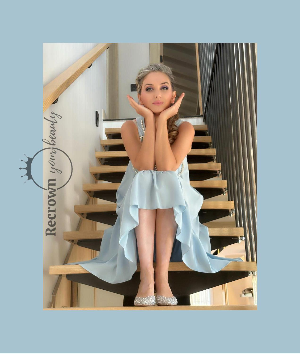 Elegant Light Blue Dress