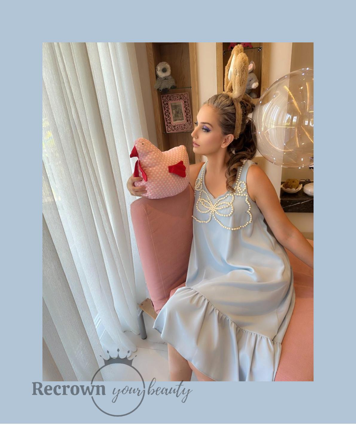 Elegant Light Blue Dress