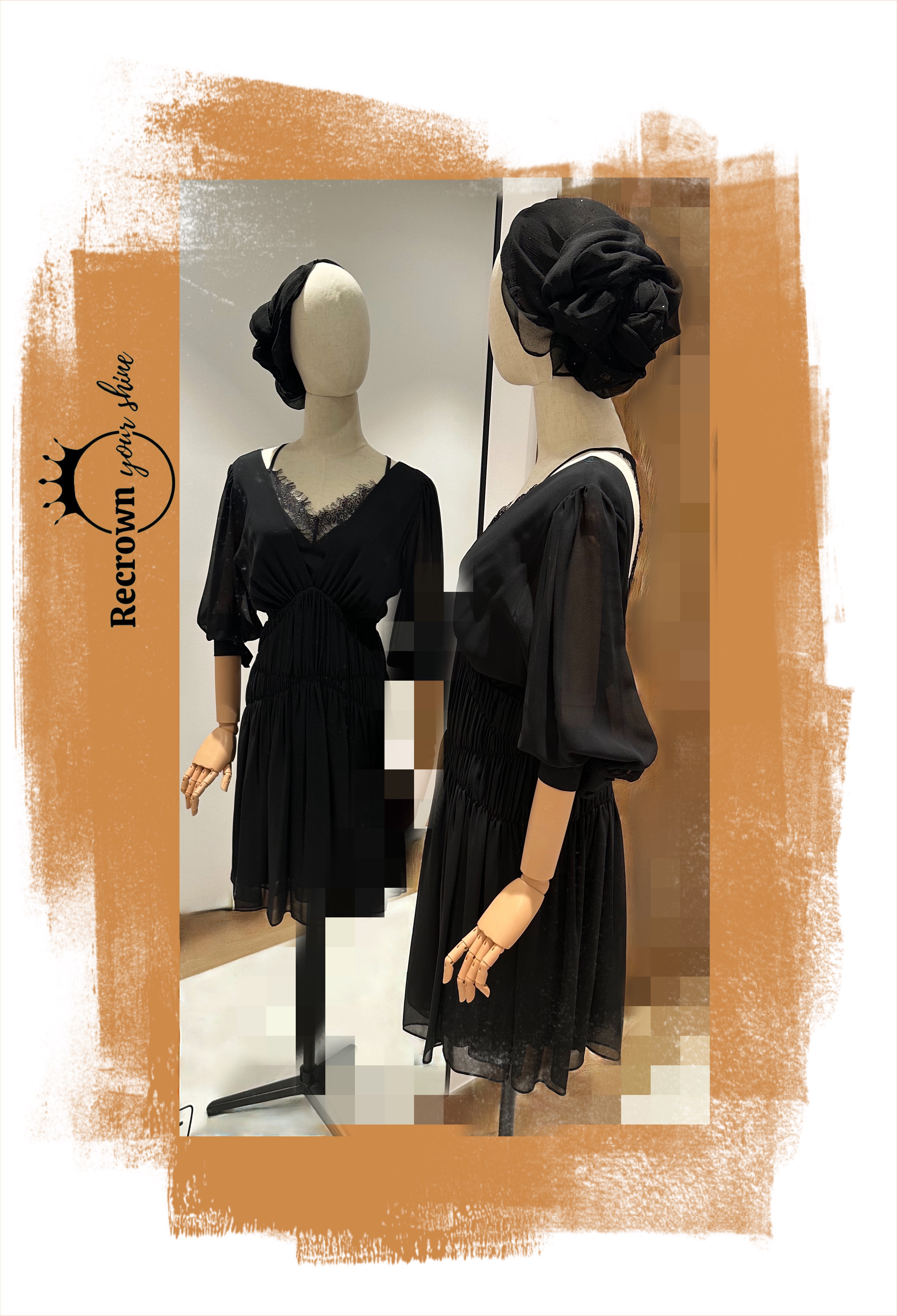 Elegant Black Lace Dress